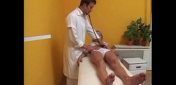  Dirty doctor gropes and fucks a young and sexy patient.